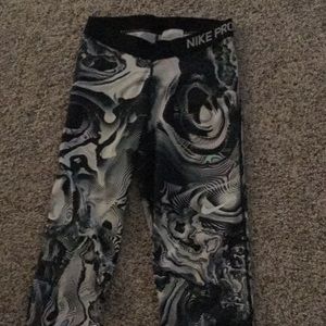 Nike pro Rainbow marble dri-fit leggings